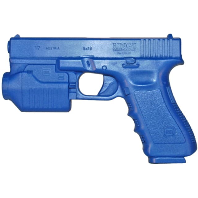 Blueguns Glock 17 Glock 22 Glock 31 Training Guns Not Weighted Glock Tactical Light Handgun w/Glock Tactical Light Blue