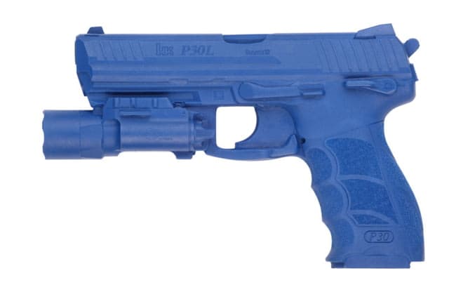 Blueguns Heckler & Koch P30l Training Guns Not Weighted Surefire X300 Handgun W/X300 Tactical Light Blue