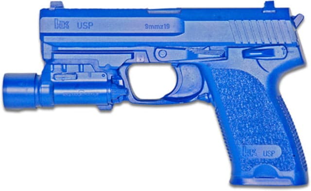Blueguns Heckler & Koch Usp 9mm Training Guns Not Weighted Surefire X300 Handgun W/X300 Tactical Light Blue