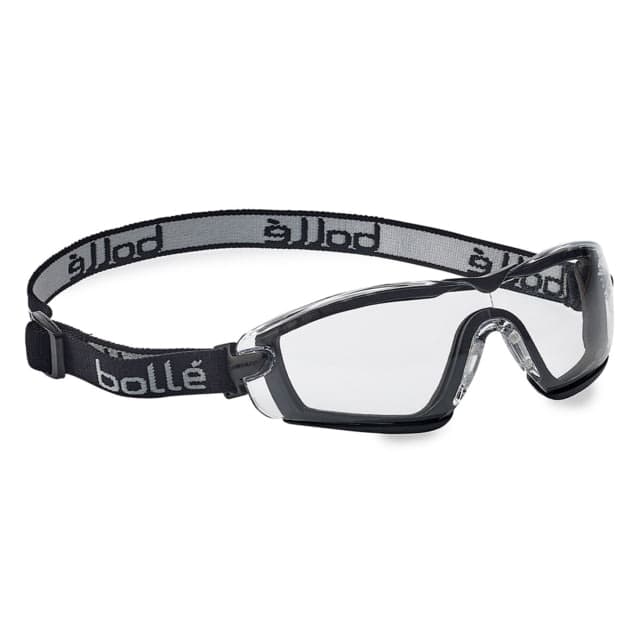 Bolle Cobra Safety Goggle Clear Lens Platinum Coating