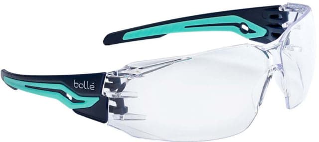 Bolle Silex Safety Glasses Blue/Blue Clear Lens