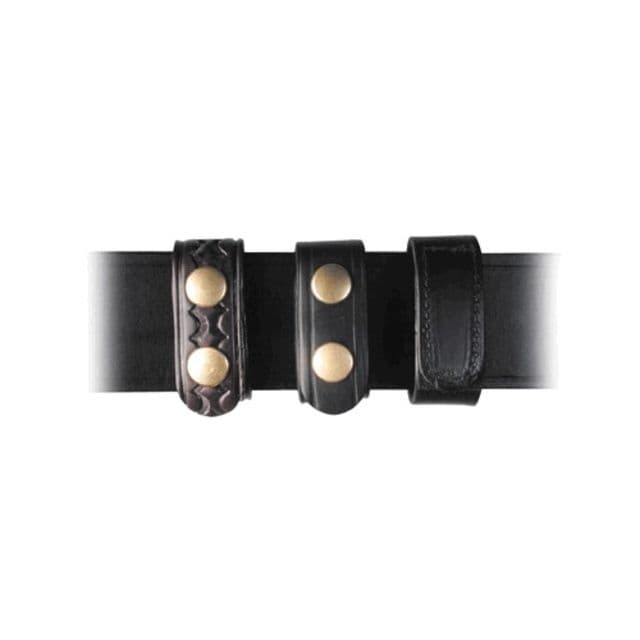 Boston Leather Belt Keeper Widedouble Snap Holster