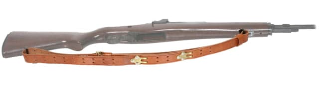 Boyt Harness Boyt M1 Garand Leather Sling 1in Med Brown 1in