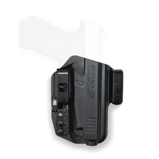 Bravo Concealment Iwb Torsion Holster W/ Waistband Clips Glock 48 Right Hand Polymer Black