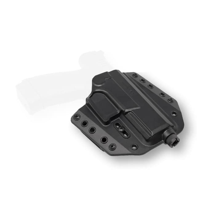 Bravo Concealment Owb Bca Holster W/ 1.5 In Belt Loops Cz P-10c Right Hand Polymer Black