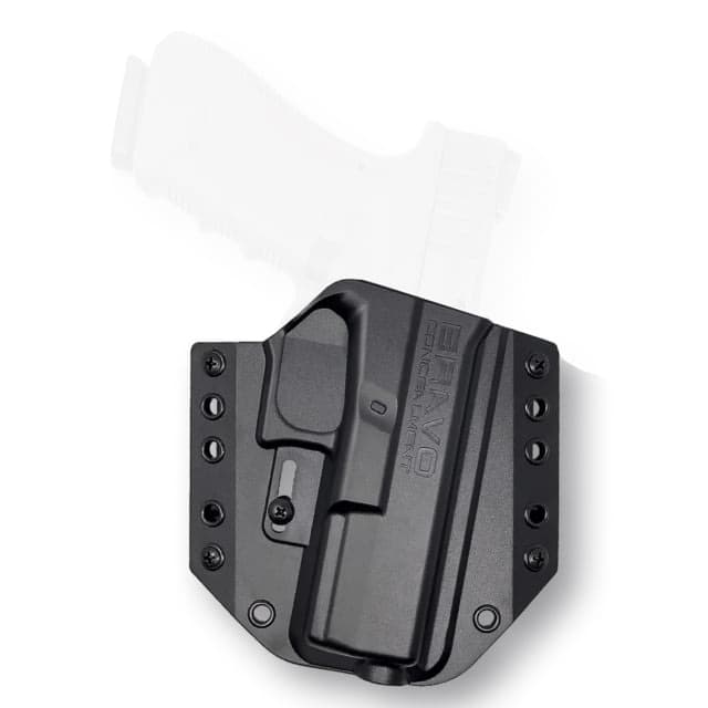 Bravo Concealment Owb Bca Holster W/ 1.5 In Belt Loops Glock 17 31 32 47 Right Hand Polymer Black