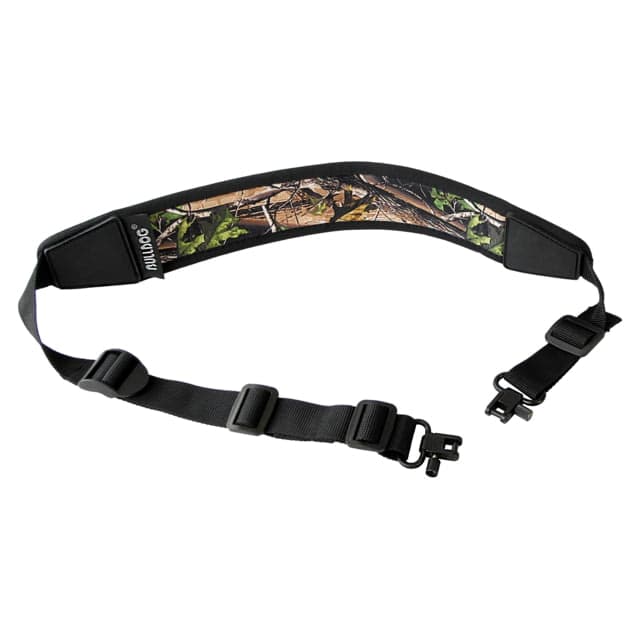 Bulldog Cases & Vaults Neoprene Rifle Sling W/ Deluxe Locking Swivels 3d Camo
