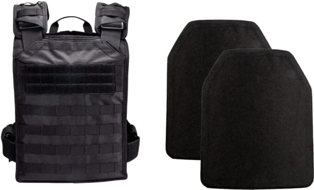 BulletSafe Ballistic Plate QTY 2 & BulletSafe Tactical Plate Carrier