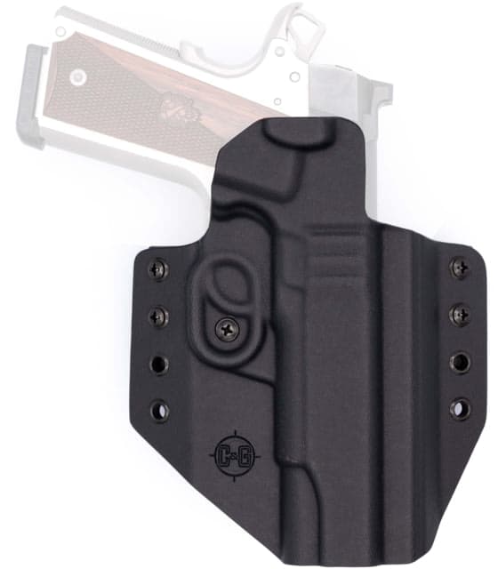 C&G Holsters Covert OWB Belt Holster 1911 5'' Non-Railed Right Hand Black