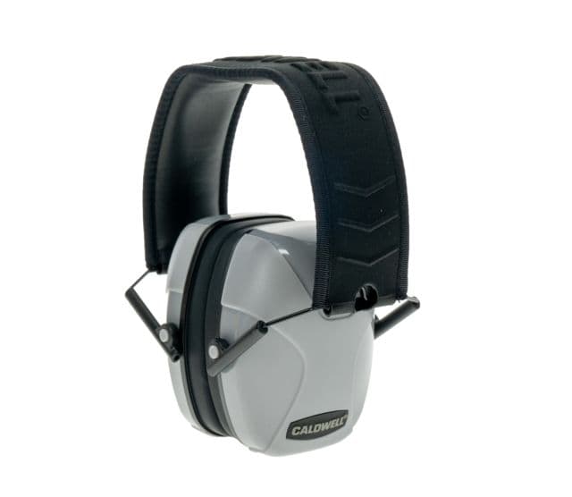 Caldwell Passive Hearing Protection 23dB NRR Low-Pro Gray