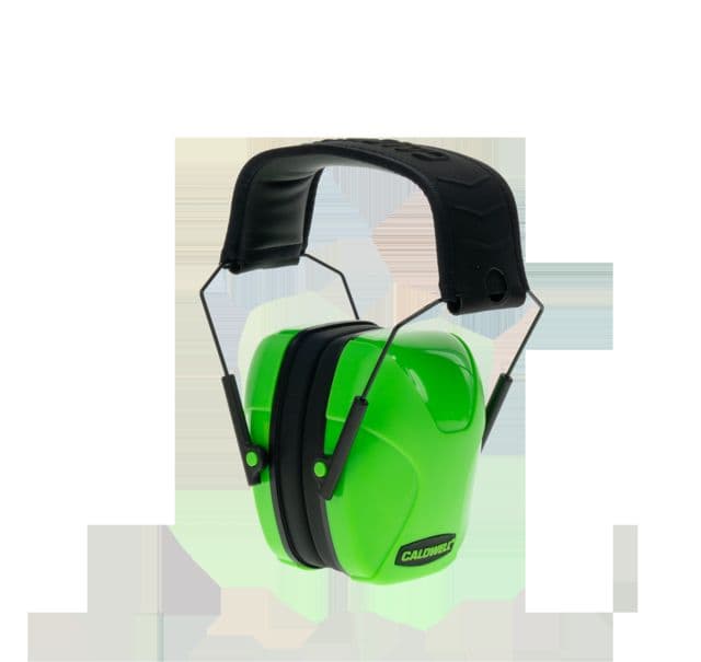 Caldwell Youth Passive Earmuff Hearing Protection Neon Green
