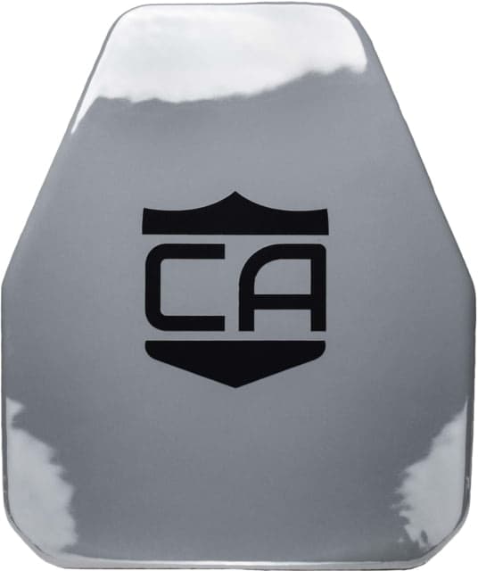 Caliber Armor AV2 Multi-Curve RF2 Body Armor w/ Polyshed Protection Shooters Cut Caliber Gray 11'' X 14''