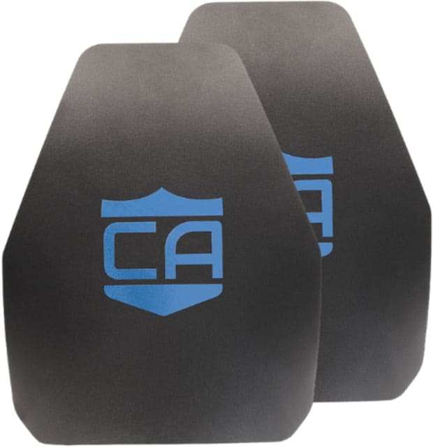 Caliber Armor AR550 Level III+ Armor Plate - Pack of 2 Shooters Cut Multi-Curved inch