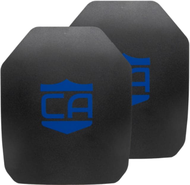 Caliber Armor AR550 Level III+ Armor Plate - Pack of 2 SAPI Cut Multi-Curved inch