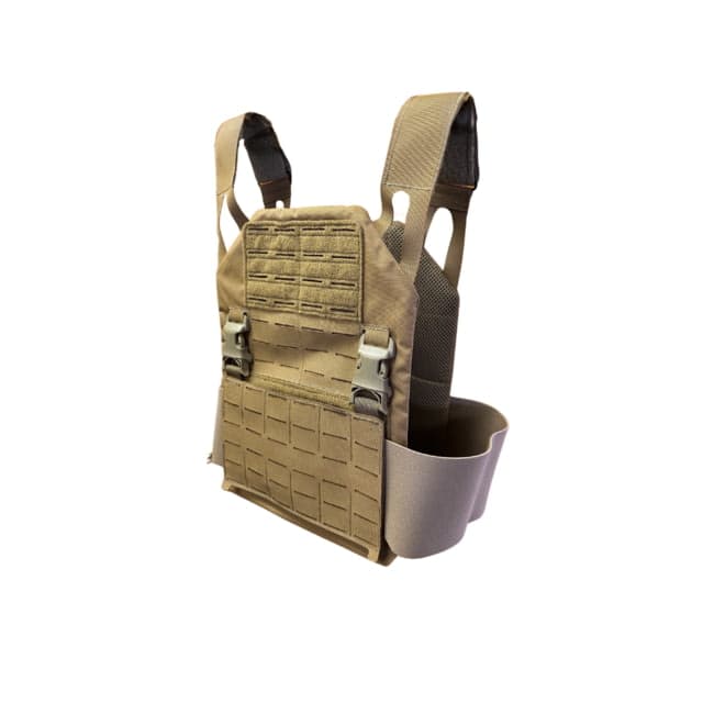 Caliber Armor Caliber AV2 DV8 RF2 Complete Plate Carrier Package SAPI Coyote Tan 10x12in