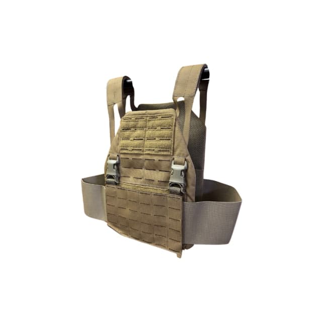 Caliber Armor Caliber AV2 DV8 RF2 Complete Plate Carrier Package Shooter/SAPI Coyote Tan 10x12in
