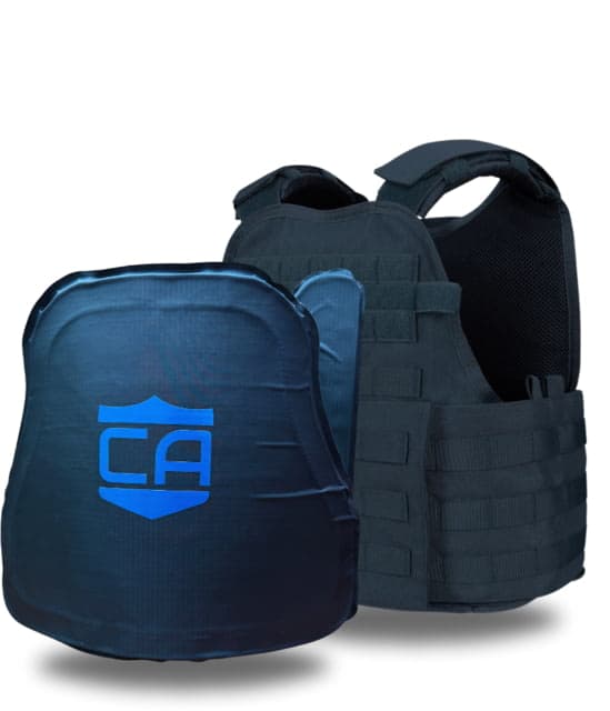 Caliber Armor CaliberX IIIA MOPC Complete Plate Carrier Package Navy Blue