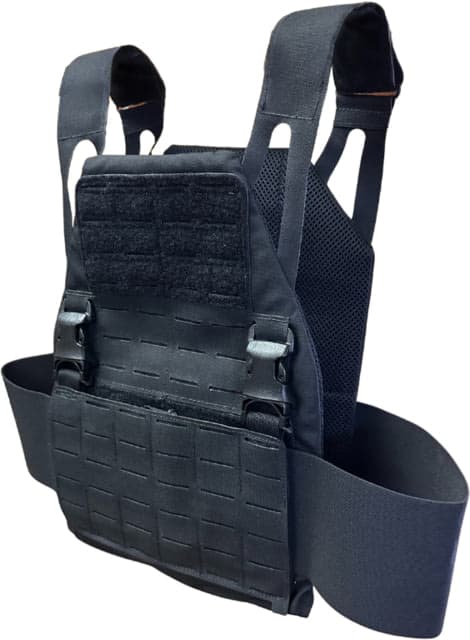 Caliber Armor DV8 Complete Plate Carrier Package Shooters/SAPI Cut Black