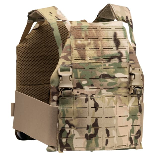 Caliber Armor DV8 Plate Carrier SAPI Cut Wolf Gray