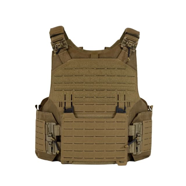 Caliber Armor Modular Overt Defense Plate Carrier Coyote Tan Large