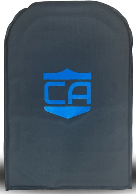 Caliber Armor CaliberX Level IIIA UHMWPE/Para Aramid Body Armor Plate for Viktos Backpacks Non-Curved inch Counteract 15 and Perimeter 25 Black