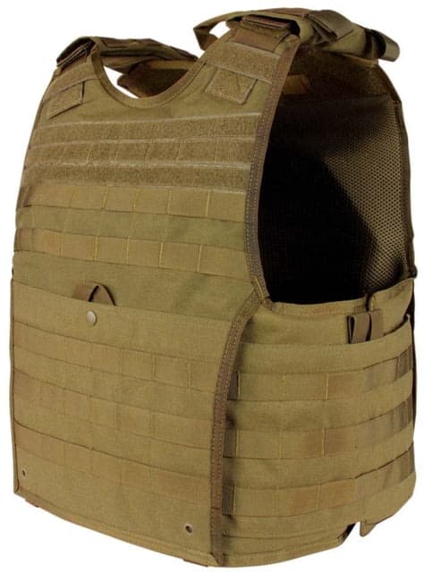Caliber Armor CaliberX Overt IIIA Body Armor Vest Coyote Brown Large/Extra Large