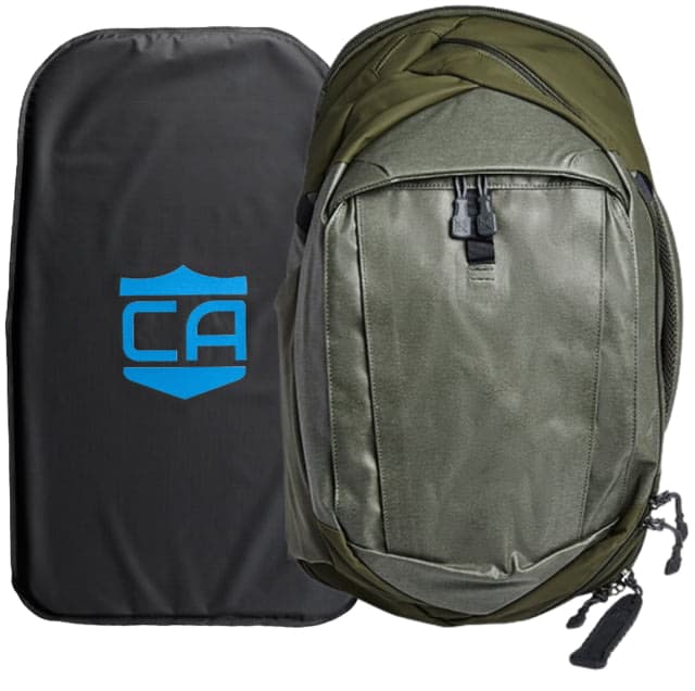 Caliber Armor CaliberX Vertx Commuter Sling IIIA Backpack Combo OD Green