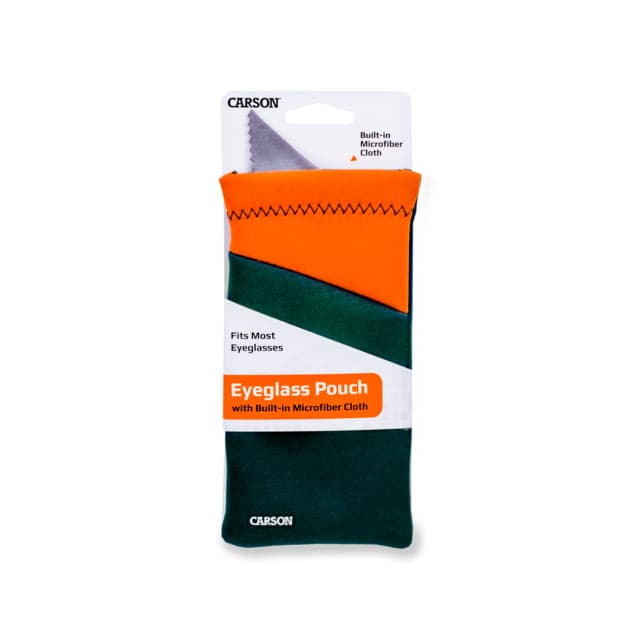 Carson Eyeglasses Microfiber Lens Cloth in Pouch Sunset 4.3 x 0.5 x 6.9 in