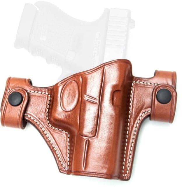 Cebeci Arms Leather Snap Holsters Sig Sauer P938 Left Tan