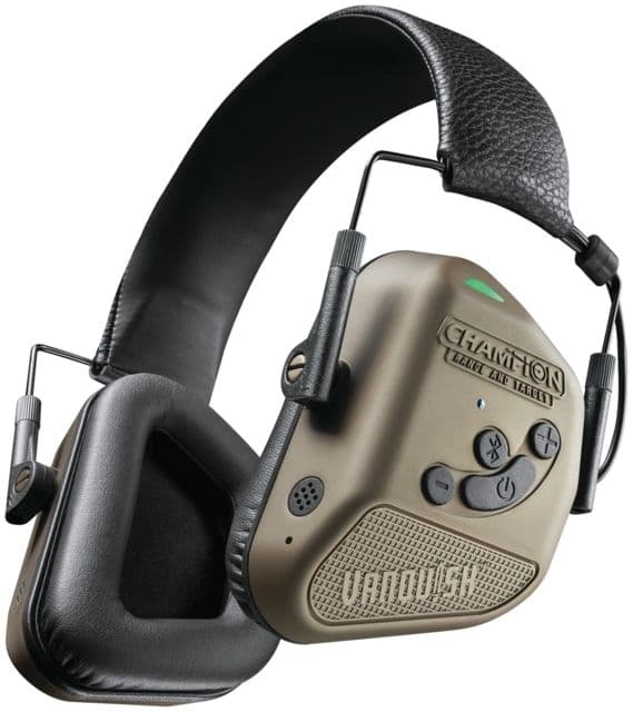 Champion Traps and Targets Headphone Electronic Nanoslim Elite Olive