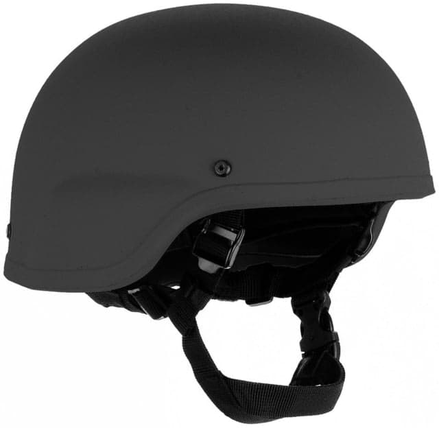 Chase Tactical Striker Level IIIA Advanced Combat Helmet Standard Cut Black Extra Large