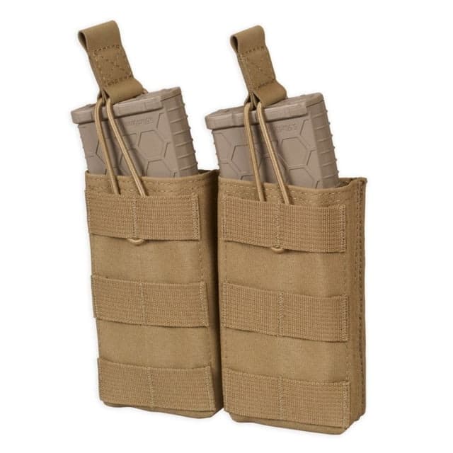 Chase Tactical Double 5.56 Mag Pouch Coyote Tan One Size