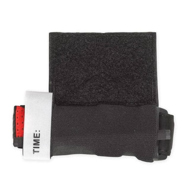 Chase Tactical Elastic Tourniquet Holder Hook & Loop Large Black