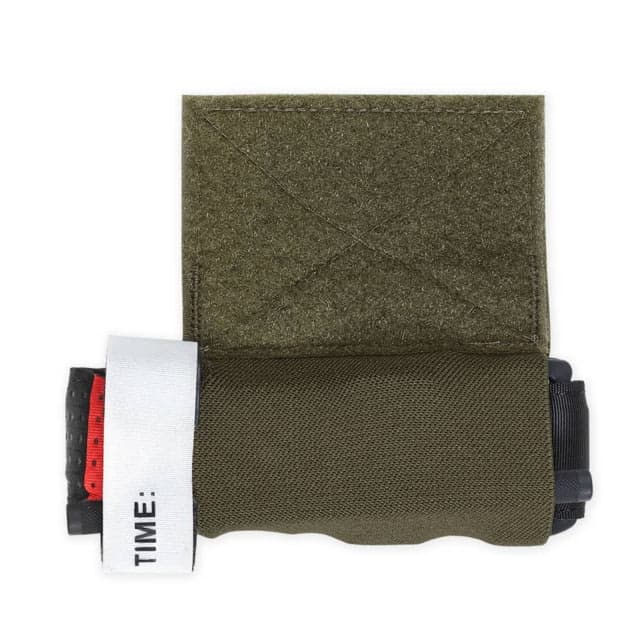 Chase Tactical Elastic Tourniquet Holder Hook & Loop Large Ranger Green