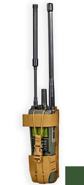 Chase Tactical Enhanced Multi-Platform Radio Pouch Ranger Green
