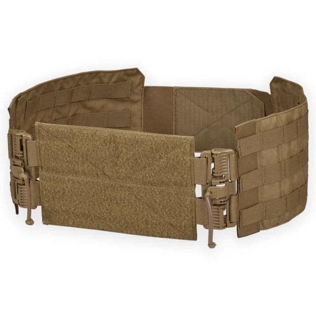 Chase Tactical Rapid Disconnect Cummerbund with RDS Buckle System LG/XL 38in-44in Coyote