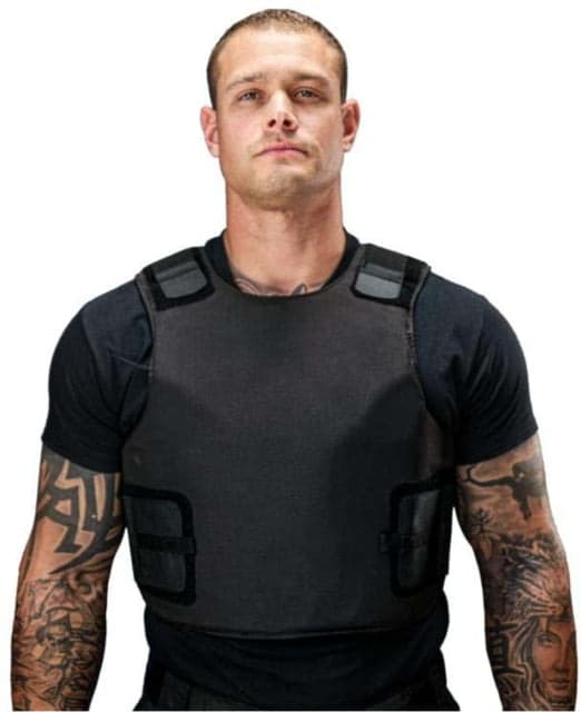 Citizen Armor Covert Body Armor and Carrier C4 Standard IIIA Black Large