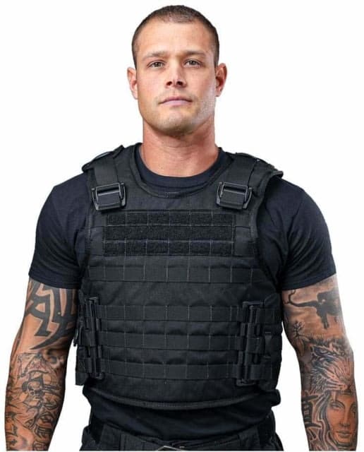 Citizen Armor SHTF Tactical Body Armor and Carrier C4 Standard IIIA Black Large