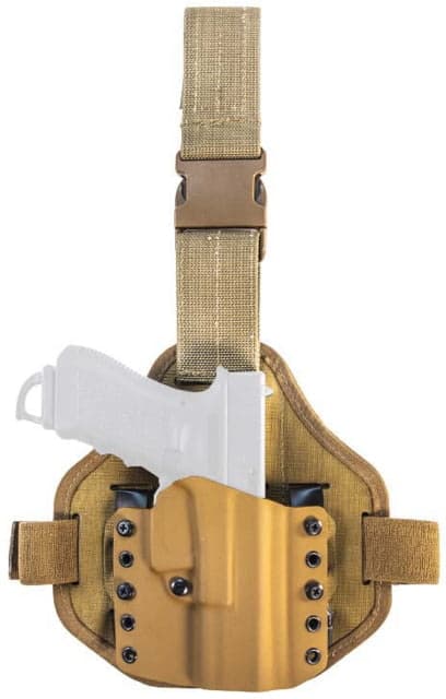 High Speed Gear Warrior Combo Single Point Drop Leg Holster S&W M&P 5'' Pro Core 1.0 and 2.0 Right Hand Coyote Brown