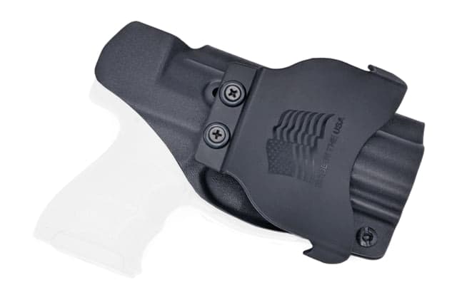 Rounded OWB KYDEX Paddle Holster H&K VP9SK Left Hand Black