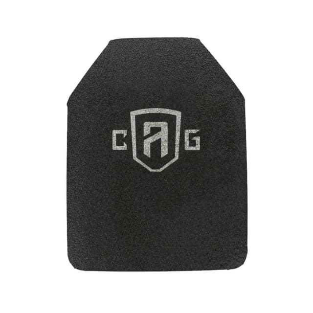 Custom Armor Group 3i7 Level III+ ICW Multi Curve Rifle Armor Plate 9.5in x 12.5in