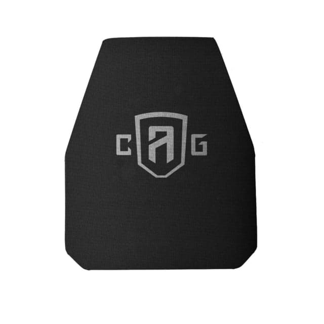 Custom Armor Group 4sas7 Level IV Stand Alone Armor Plate Swimmers Cut 10in x 12in