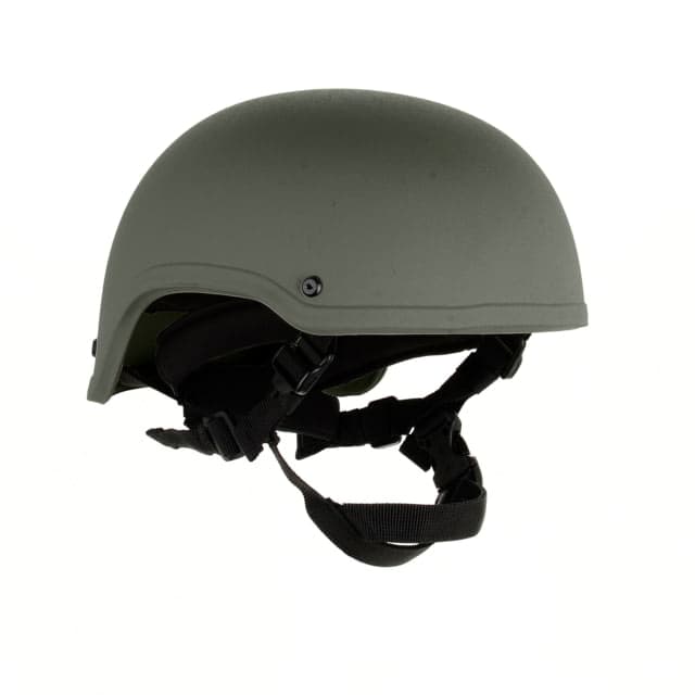 Custom Armor Group 501 High Cut Fully Loaded Level IIIA Advanced Combat Helmet Foliage Green Large