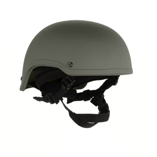 Custom Armor Group 501 High Cut Level IIIA Advanced Combat Helmet Foliage Green Small