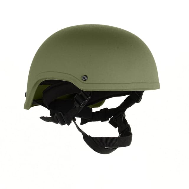 Custom Armor Group 501 High Cut Level IIIA Advanced Combat Helmet OD Green Large