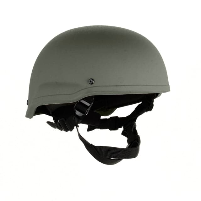 Custom Armor Group 501 Mid Cut Fully Loaded Level IIIA Advanced Combat Helmet Foliage Green Extra Large