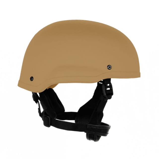 Custom Armor Group 501 Mid Cut Level IIIA Advanced Combat Helmet Coyote Tan Extra Large