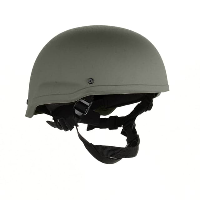 Custom Armor Group 501 Mid Cut Level IIIA Advanced Combat Helmet Foliage Green Medium