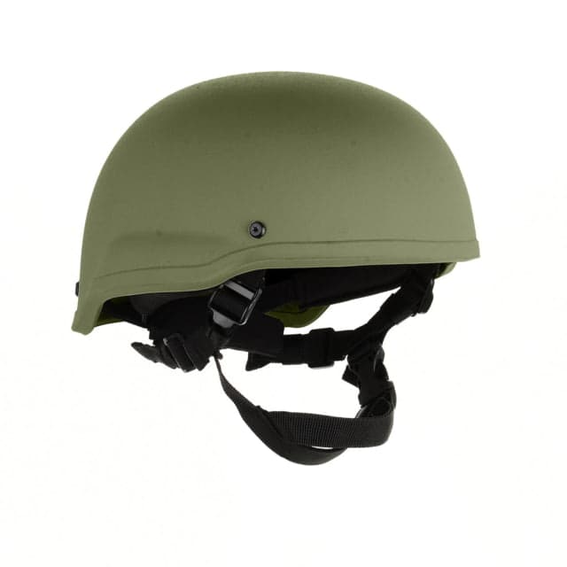 Custom Armor Group 501 Mid Cut Level IIIA Advanced Combat Helmet OD Green Small