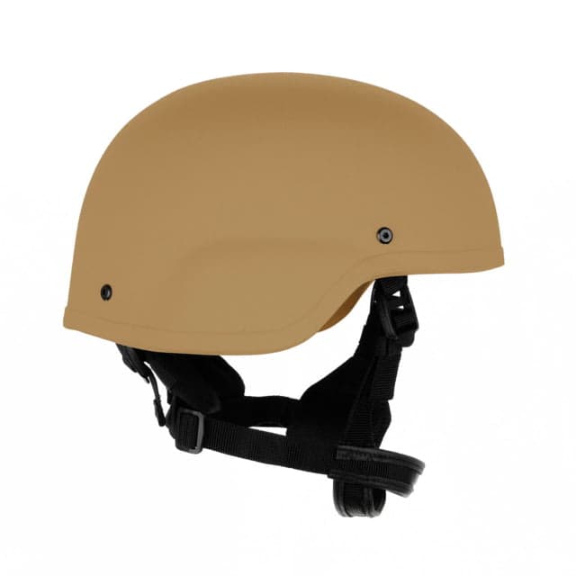 Custom Armor Group 501 Standard Cut Level IIIA Advanced Combat Helmet Coyote Tan Medium